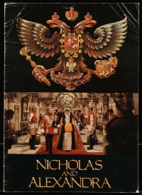 8m0393 NICHOLAS & ALEXANDRA English souvenir program book 1971 the end of the Russian aristocracy!
