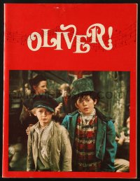 8m0398 OLIVER souvenir program book 1969 Charles Dickens, Mark Lester, Carol Reed, different!