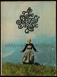 8m0410 SOUND OF MUSIC 52pg souvenir program book 1965 Julie Andrews, Robert Wise musical classic!