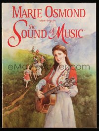 8m0412 SOUND OF MUSIC stage play souvenir program book 1993 starring Marie Osmond as Maria!