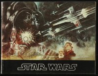 8m0417 STAR WARS later continuous first release printing souvenir program book 1977 George Lucas