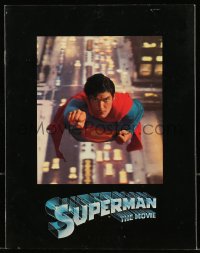 8m0421 SUPERMAN souvenir program book 1978 comic book hero Christopher Reeve, Gene Hackman, Brando