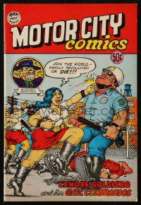 8m0107 ROBERT CRUMB #1 underground comix April 1969 Motor City Comics, featuring Lenore Goldberg!
