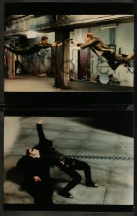 8m0187 MATRIX 10 int'l color 11x14 stills 1999 Keanu Reeves, Carrie-Anne Moss, Laurence Fishburne