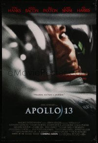8p0729 APOLLO 13 advance 1sh 1995 Ron Howard directed, image of Tom Hanks in trouble!