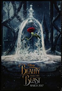 8p0755 BEAUTY & THE BEAST teaser DS 1sh 2017 Walt Disney, great image of The Enchanted Rose!