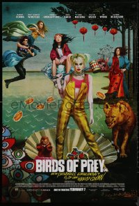 8p0771 BIRDS OF PREY advance DS 1sh 2020 Margot Robbie as Harley Quinn, great surreal artwork!