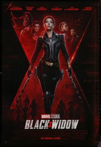 8p0775 BLACK WIDOW int'l advance DS Thai 1sh 2020 Scarlet Johansson as Natasha Romanoff, superhero!