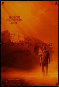 8p0778 BLADE RUNNER 2049 int'l teaser DS 1sh 2017 completely different image of Harrison Ford!