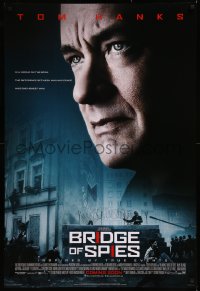 8p0791 BRIDGE OF SPIES style B int'l advance DS 1sh 2015 great image of Tom Hanks, the Berlin Wall!