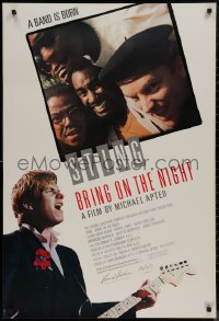 8p0792 BRING ON THE NIGHT 1sh 1985 Sting with guitar, 1st solo album, directed by Michael Apted!