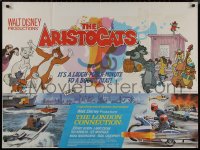 8p0627 ARISTOCATS/LONDON CONNECTION British quad 1979 wacky Disney cartoon action double-bill!