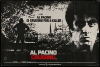 8p0635 CRUISING British quad 1980 Friedkin, undercover cop Al Pacino is cruising for a killer!