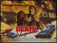 8p0649 FIGHTING BACK British quad 1982 Tom Skerritt takes the neighborhood back, Death Vengeance!