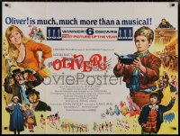 8p0669 OLIVER British quad 1969 Charles Dickens, Lester, it's more than a musical, post-awards!