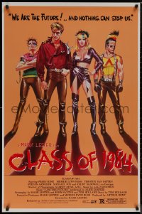8p0811 CLASS OF 1984 1sh 1982 art of bad punk teens, we are the future & nothing can stop us!