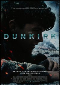 8p0847 DUNKIRK advance DS 1sh 2017 Christopher Nolan, Tom Hardy, Murphy, different close-up!