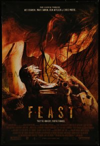8p0864 FEAST DS 1sh 2005 Balthazar Getty, Henry Rollins, they're hungry, you're dinner!
