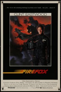 8p0868 FIREFOX 1sh 1982 cool C.D. de Mar art of the flying killing machine & Clint Eastwood!