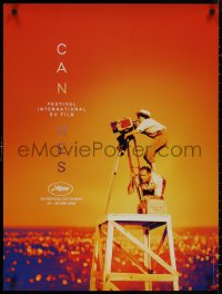 8p0090 CANNES FILM FESTIVAL 2019 French 24x32 2019 director Agnes Varda filming from a high tower!