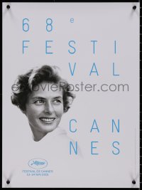 8p0093 CANNES FILM FESTIVAL 2015 16x21 French film festival poster 2015 Bergman by David Seymour!