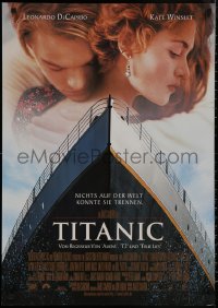 8p0353 TITANIC German 1997 Leonardo DiCaprio & Winslet, Cameron, collide with destiny!
