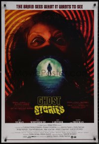 8p0886 GHOST STORIES 1sh 2018 Jeremy Dyson & Andy Nyman, wild image with yellow title design!