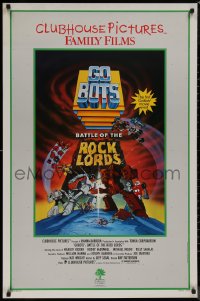 8p0892 GOBOTS: WAR OF THE ROCK LORDS 1sh 1986 the first GoBots movie ever, cool cartoon!