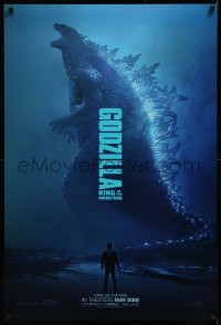 8p0893 GODZILLA: KING OF THE MONSTERS teaser DS 1sh 2019 great full-length image of the creature!