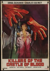 8p0380 SCREAM OF THE DEMON LOVER export Italian 1sh 1970 Roger Corman horror, Erna Schurer!