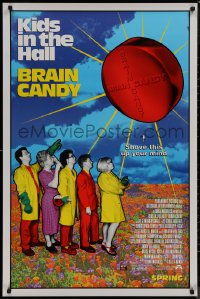 8p0995 KIDS IN THE HALL BRAIN CANDY advance 1sh 1996 Foley, McDonald, shove this up your mind!