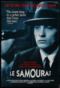 8p1004 LE SAMOURAI 1sh R1997 Jean-Pierre Melville film noir classic, Alain Delon is The Godson!