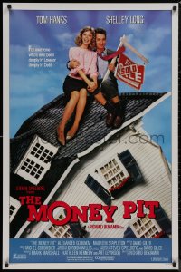 8p1061 MONEY PIT 1sh 1986 Steven Spielberg, Tom Hanks & Shelley Long are deeply in love & debt!