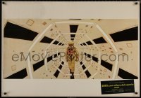 8p0251 2001: A SPACE ODYSSEY color 27.5x39.25 still 1968 Cinerama image of Keir Dullea in tunnel!