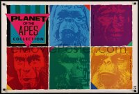 8p0130 PLANET OF THE APES COLLECTION 26x38 video poster 1990 cool Warholesque art!