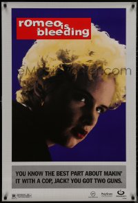 8p1159 ROMEO IS BLEEDING teaser 1sh 1994 cool super close-up stylized image of Juliette Lewis!