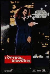 8p1158 ROMEO IS BLEEDING teaser 1sh 1994 image of sexy Lena Olin, you can dig one grave or two!