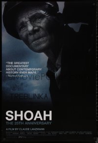 8p1182 SHOAH 1sh R2010 Claude Lanzmann's World War II documentary about the Holocaust!