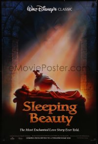 8p1190 SLEEPING BEAUTY int'l advance 1sh R1995 Walt Disney cartoon fairy tale fantasy classic!