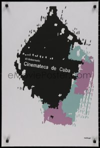 8p0150 45 ANIVERSARIO DE LA CINEMATECA DE CUBA 20x30 Cuban special poster 2004 Madaygc art!