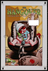 8p0059 HANGOVER signed #50/100 20x30 art print 2009 by artist Justin Hampton, first edition!