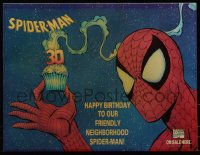 8p0326 SPIDER-MAN DS 18x24 special poster 1992 Marvel Comics, happy 30th birthday to Spidey!