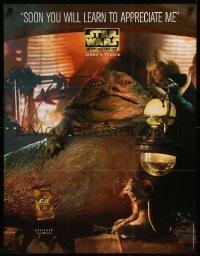 8p0148 STAR WARS CUSTOMIZABLE CARD GAME 26x33 advertising poster 1998 Jabba the Hutt, appreciate me!
