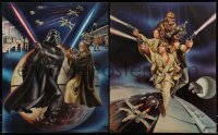 8p0328 STAR WARS group of 2 19x23 special posters 1978 Goldammer art, Procter & Gamble tie-in!