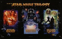 8p0330 STAR WARS TRILOGY 16x26 special poster 1996 cool poster art from all three movies!