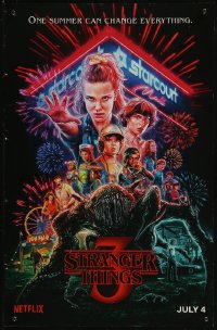 8p0332 STRANGER THINGS 11x17 special poster 2019 the cool Netflix series that redefined television!