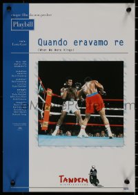 8p0346 WHEN WE WERE KINGS 12x17 Italian special poster 1997 heavyweight boxing champ Muhammad Ali!