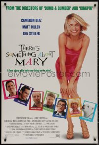 8p1247 THERE'S SOMETHING ABOUT MARY style C int'l DS 1sh 1998 sexy full length Cameron Diaz, Farrelly Brothers!