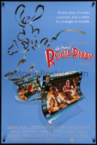 8p1279 WHO FRAMED ROGER RABBIT int'l 1sh 1988 Zemeckis, Bob Hoskins, sexy Jessica Rabbit, Lloyd!