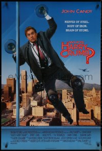 8p1280 WHO'S HARRY CRUMB int'l 1sh 1989 John Candy, Annie Potts, director Flaherty candid!